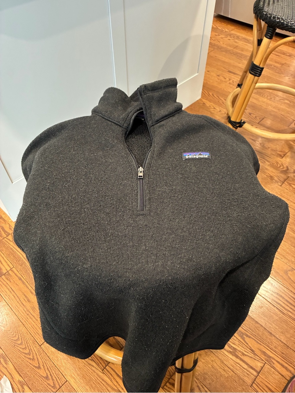 Patagonia women Black Quarter-Zip Sweater